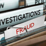 HIGHLY SUSPICIOUS Voting LOOPHOLE Exposed In Beleaguered State Files labeled Investigations and Fraud in folder.