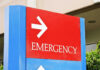 One Million Miscarriages — NOT ONE Arrest Emergency sign with arrow pointing right.