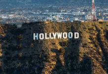 Beloved Star’s Death Unlocks Disturbing Hollywood Underworld The Hollywood sign on a hillside.