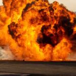 Massive Blaze Engulfs Russia’s Critical Oil Hub A large explosion creating a massive fireball and smoke