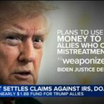 Trump settles IRS lawsuit in exchange for taxpayer-funded "Anti-Weaponization Fund"