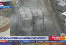 Officials warn toxic tank in Garden Grove could explode