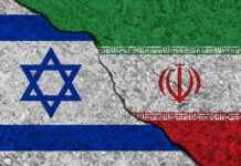 The Iran-Israel Truce Built Entirely on Threats — Not Trust Israeli and Iranian flags divided by a cracked line.