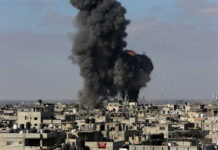 Iran Fires 97 Missiles and 283 Drones at Kuwait — 4 Soldiers Dead Large explosion over a crowded urban area.