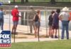'DISTURBING': Reflecting Pool sealed off with fences after alleged razor attack