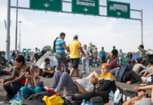 Mega-Event Playbook: Hide The Homeless People sitting and resting on a highway.