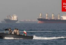 Ship Ablaze After Reported Hormuz Attack At Least Three Ships Struck By Projectiles Near Strait Of Hormuz, U.K. Says