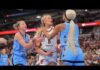 DiJonai Carrington EJECTED After Hard Foul on Sophie Cunningham