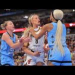 DiJonai Carrington EJECTED After Hard Foul on Sophie Cunningham