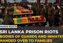 Overcrowded Hell Explodes — Cameras Cut, Blood Everywhere Bodies of guards and inmates handed to families after Negombo prison riot in Sri Lanka