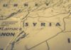 Shock Delisting Upends Syria Sanctions Map close-up of Syria and surrounding regions