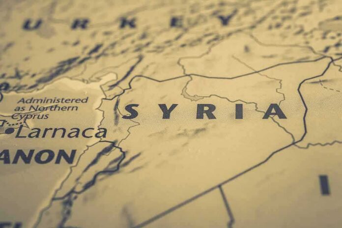 shutterstock_1061143019 Map close-up of Syria and surrounding regions
