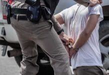 Why Police Touch Cars—The Real Reason police officer handcuffing a person beside a vehicle