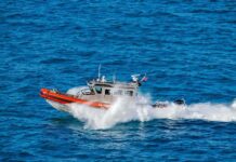 Caribbean Kill Shot Ignites Legal Uproar coast guard patrol boat speeding across open ocean