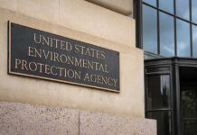 A Sweeping EPA Rollback Targets Coal And Gas EPA building sign on stone wall