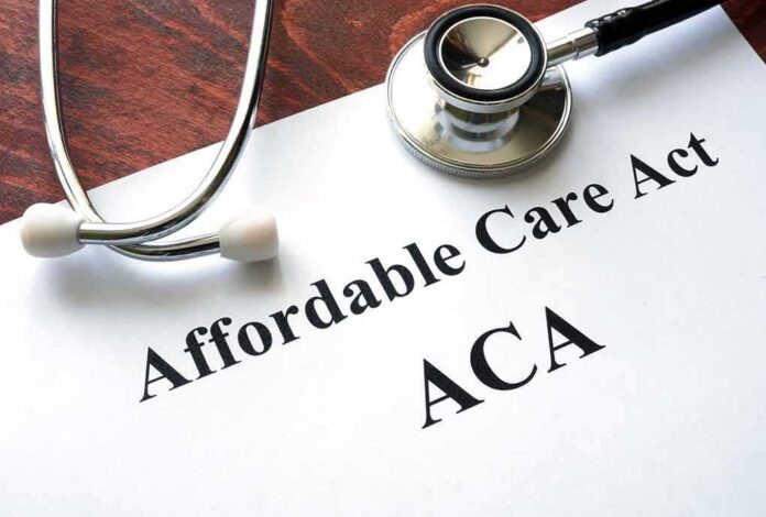 shutterstock_405034987 Stethoscope on a document labeled Affordable Care Act