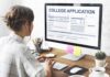 Residency Loopholes COLLIDE With Federal Law Student completing a college application on a desktop computer