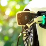 Ferrari’s SHOCKING Electric Leap! Electric car charging port with plugged-in cable