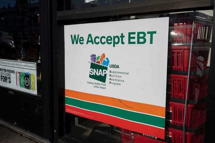 storefront sign stating EBT accepted