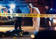 Emergency Evacuation Chaos Exposes BIG Failures Police tape at nighttime crime scene